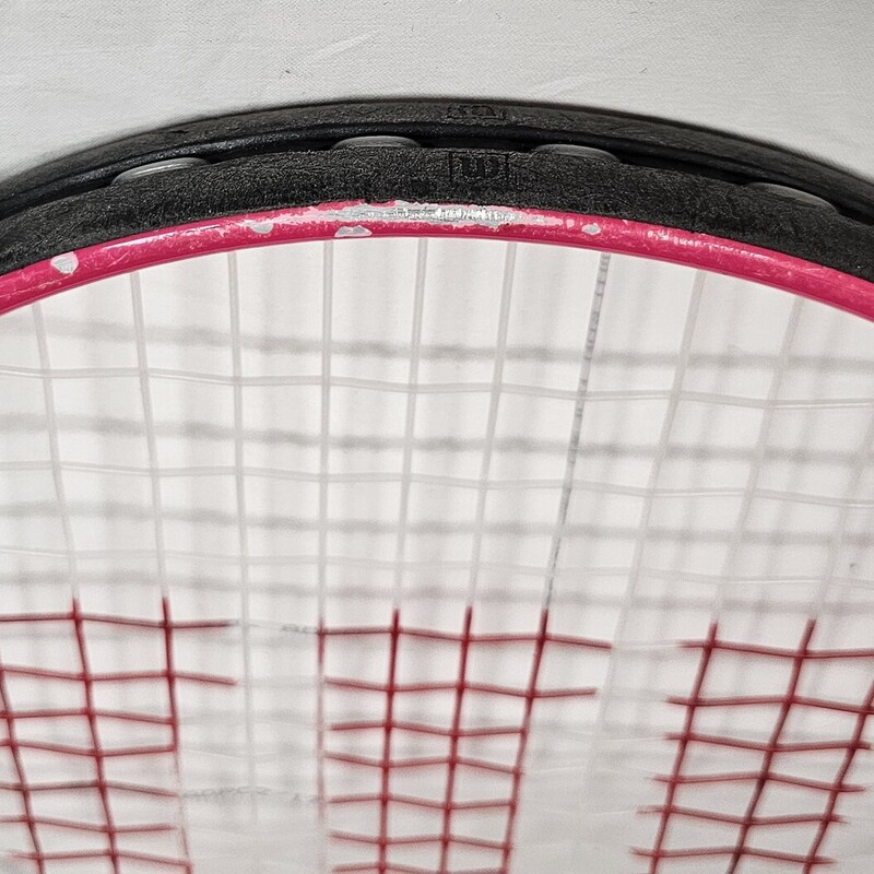 Wilson Burn 25 Pink Tennis Racquet, 3 7/8, Size: 25, pre-owned