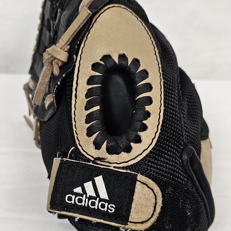 Adidas Eazy Close Baseball Glove, Left Hand Throw, Size: 9.5in, pre-owned