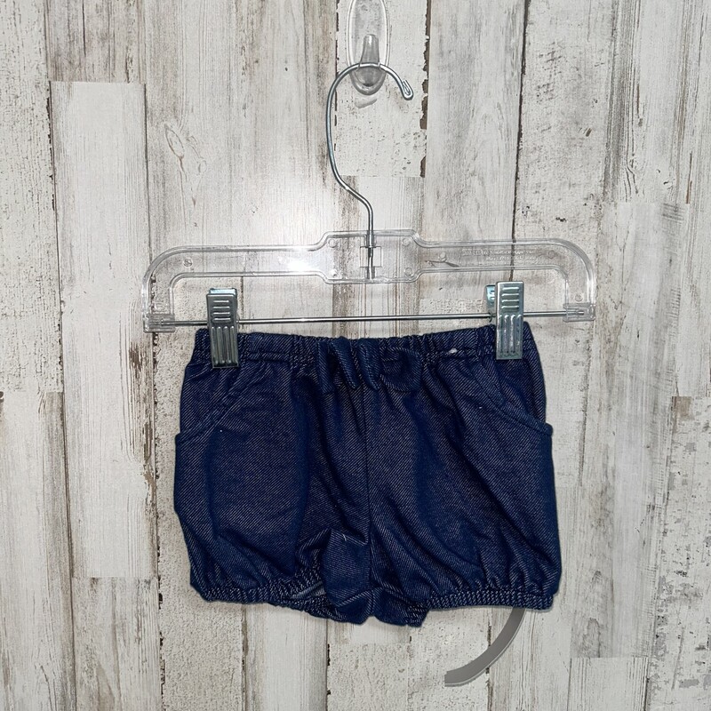 12M Chambray Bloomers, Blue, Size: Girl 6-12m