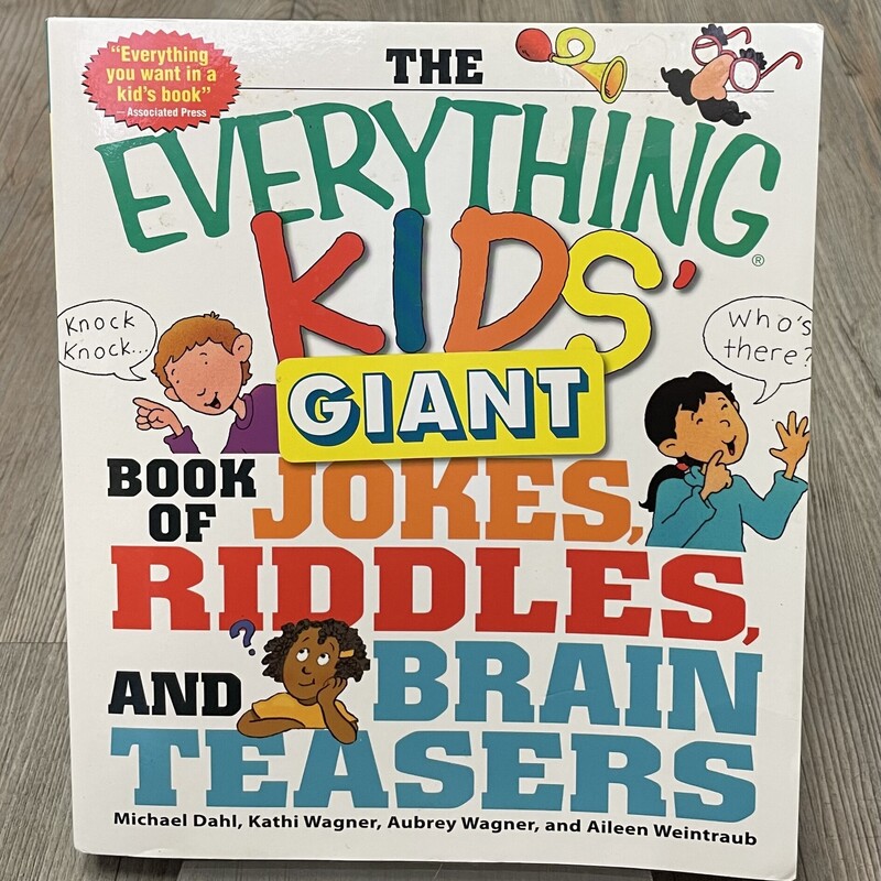 Everything Kids  Giant Book Of jokes Riddles and Brain teasers Multi, Size: Paperback