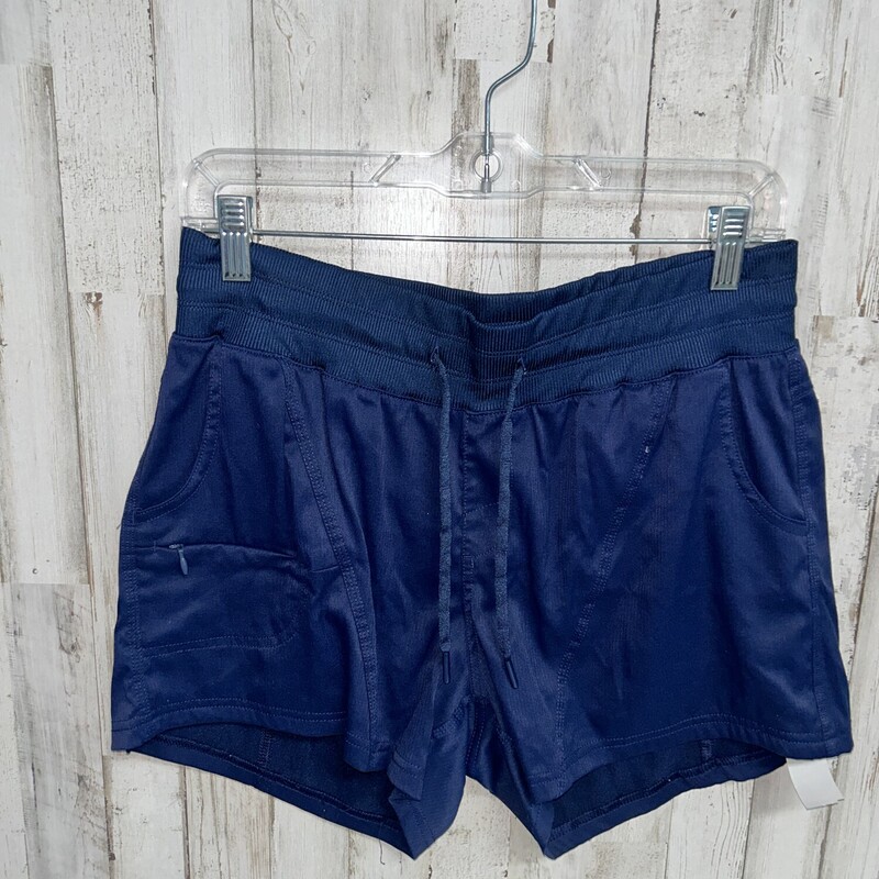 M Navy Drawstring Shorts, Navy, Size: Ladies M