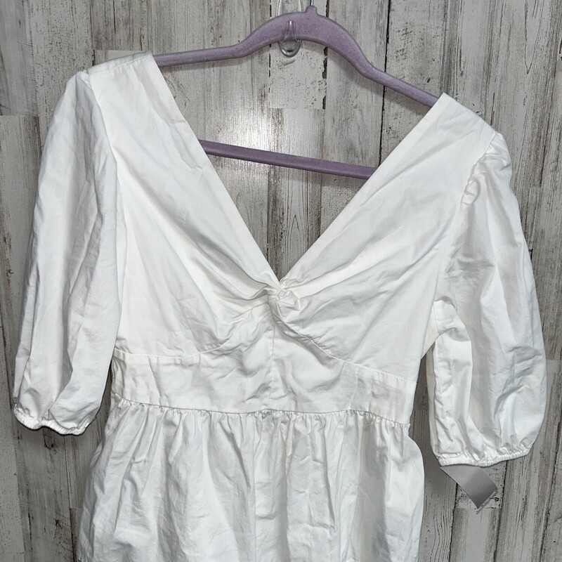 S White Knotted Blouse