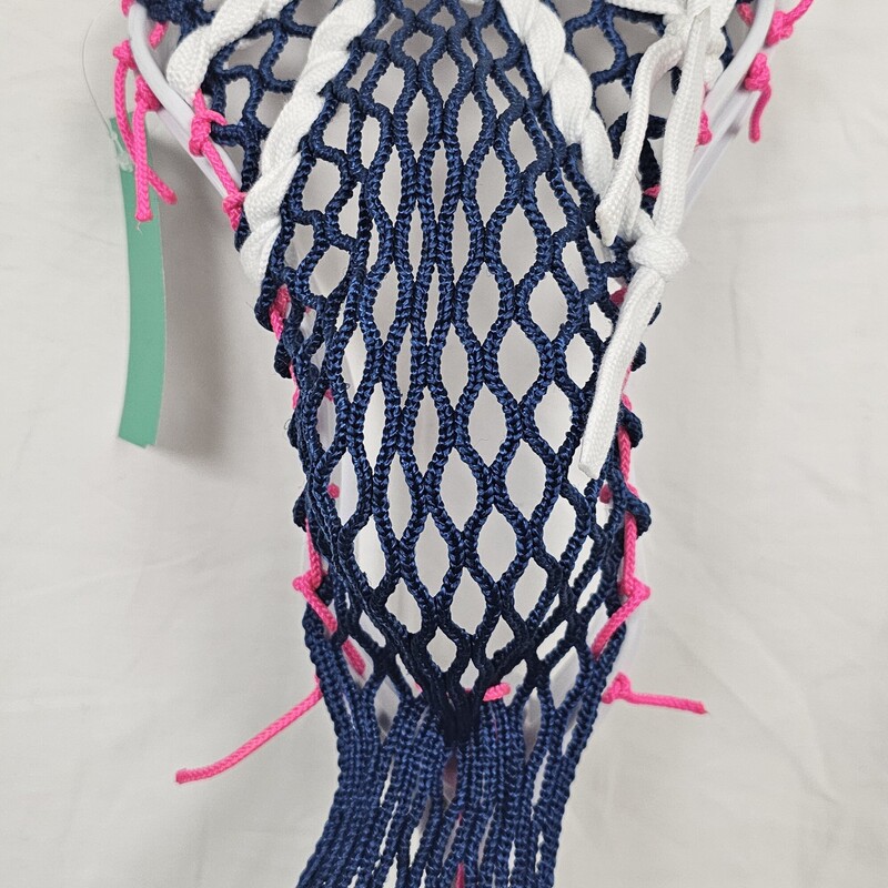 STX Series C FiddleSTX Complete Stick<br />
Size: Youth<br />
Head Color: White<br />
Shaft Color: Silver<br />
Mesh Color: Royal<br />
String Color: Hot Pink<br />
Lace Color: White<br />
Pre-Owned: Excellent Condition<br />
Head is in excellent condition w/ only minor scuffs on scoop.<br />
Shaft is in excellent condition. Straight w/ only a few minor scratches.<br />
Mesh is like new.<br />
Strings and laces are new.