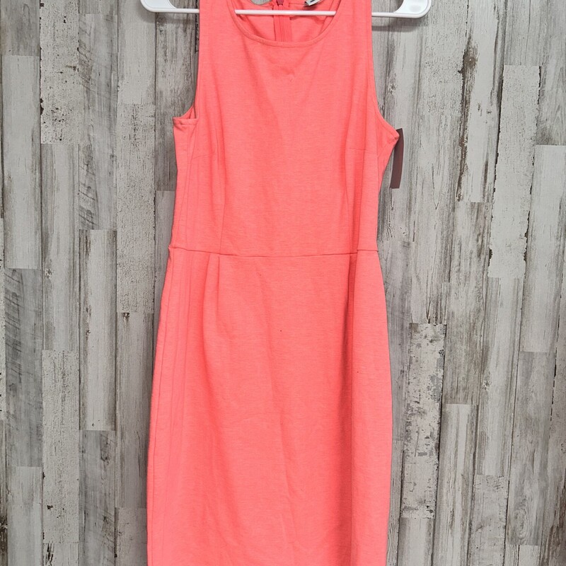 M Neon Pink Tank Dress, Pink, Size: Ladies M