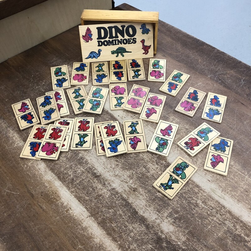 Dino Dominoes, Size: Game, Item: Complete