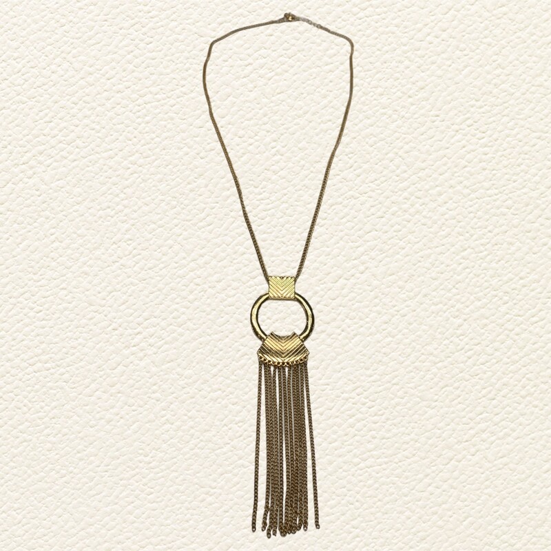 Necklace, Gold, Size: None