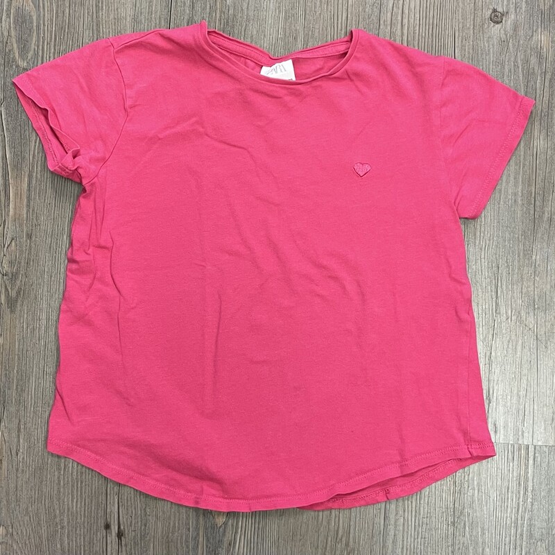 Zara Tee, Pink, Size: 7Y