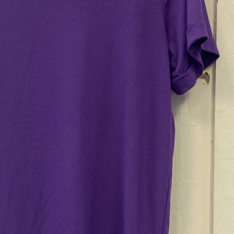 NWT Prp Cutout Tee<br />
Purple<br />
Size: Large