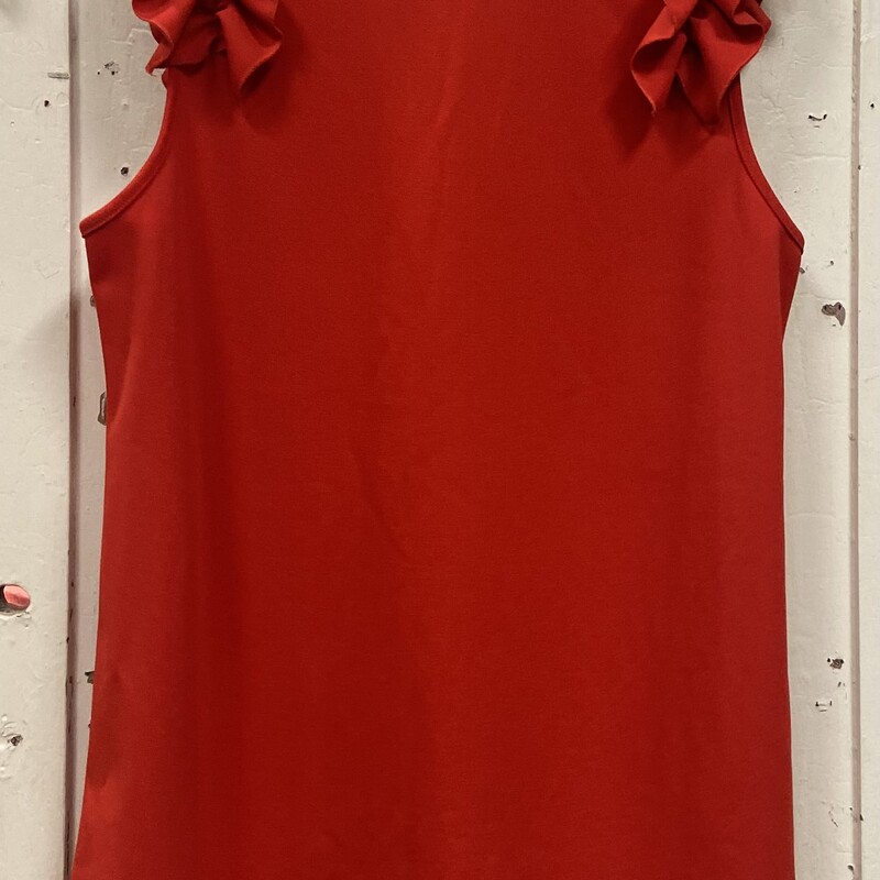 Red Ruffle Slv Top<br />
Red<br />
Size: XL