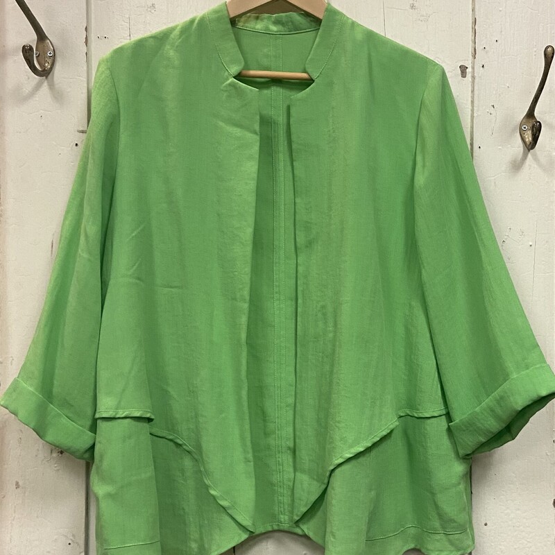 Green Linen Jacket