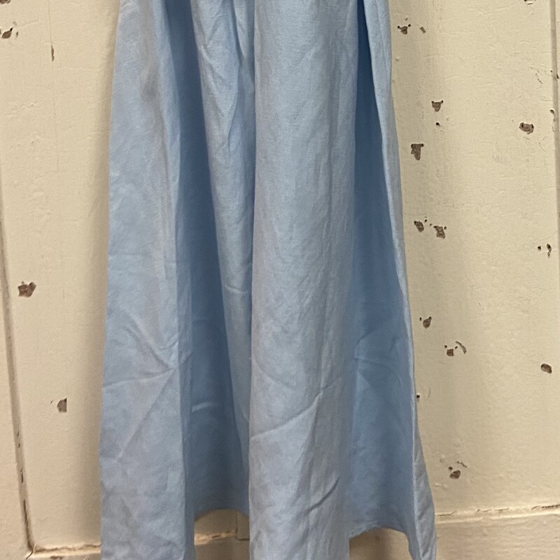 NWT Blue Linen Dress<br />
Blue<br />
Size: 2