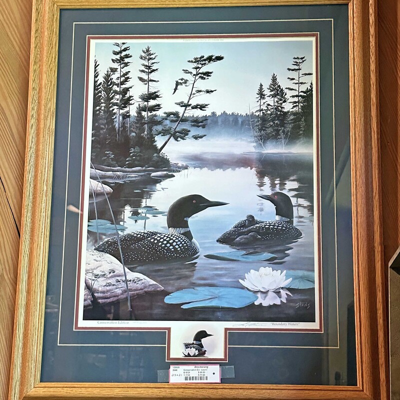 Conservation Edition
Framed Loons - Boundry Waters

25 x 31