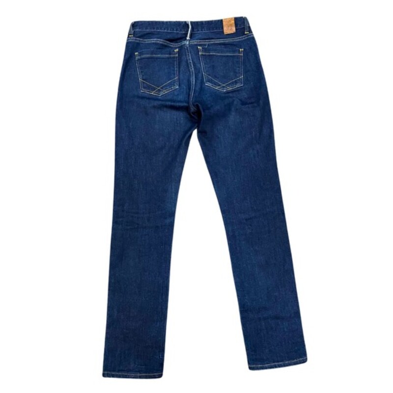 Raleigh Denim Jeans<br />
Signed by the Artisan<br />
Made From White Oak Cone Denim<br />
Handcrafted in North Carolina<br />
by Non-Automated Jeansmiths<br />
Straight Leg<br />
Size: 8