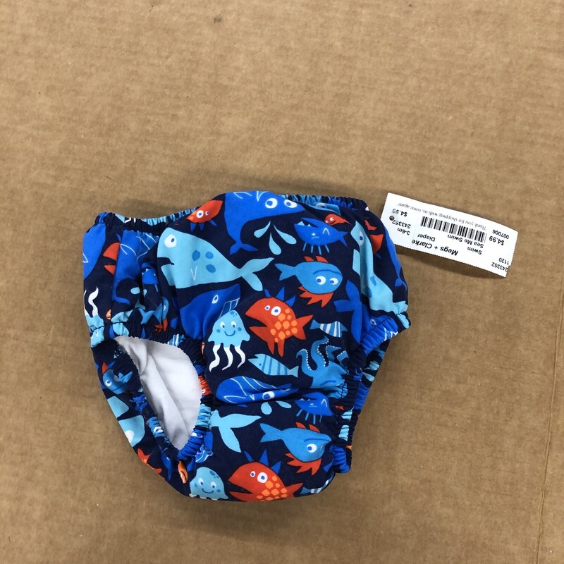 Sea Me Swim, Size: 3-6m, Item: Diaper