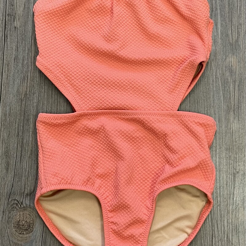 Old Navy Bathing Suit, Coral, Size: 6-7Y