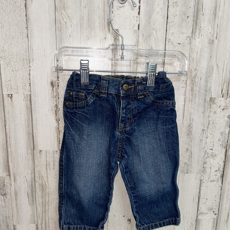 6/9M Dark Wash Jeans, Blue, Size: Boy 0-9m