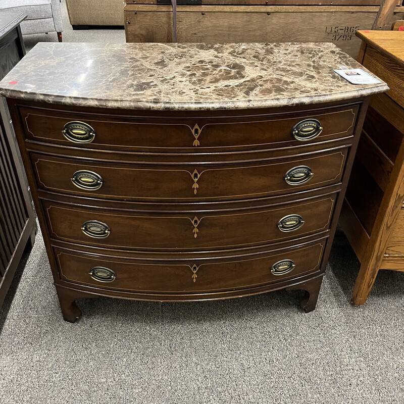 Drexel Marble Top Chest