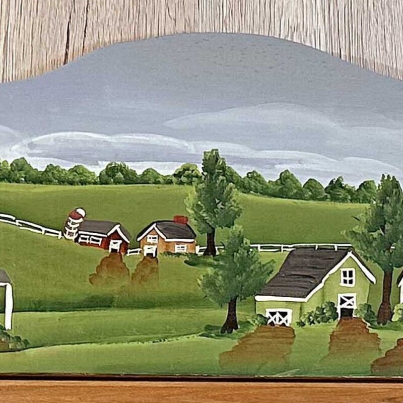 HPainted Wall Plaque