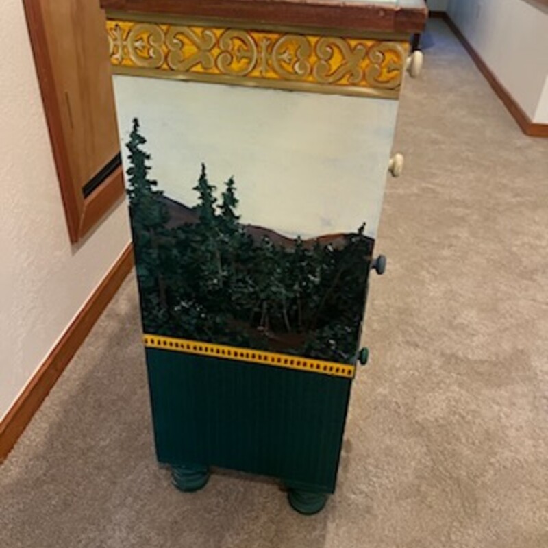 Custom Painted Fly Fishing Dresser

Size: 44x16Dx42H
