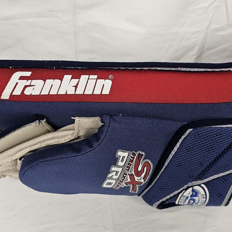 Franklin SX Pro 1450 Street Hockey Goalie Blocker, Right, Size: 15in., Never been used, Stars & Stripes, USA