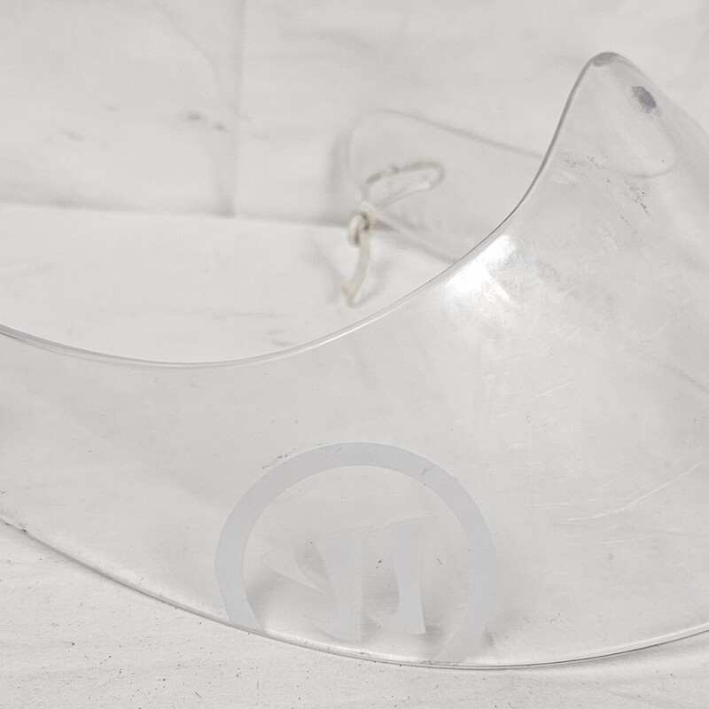 Warrior Lacrosse Goalie Throat Guard, Clear, Size: OS, pre-owned
