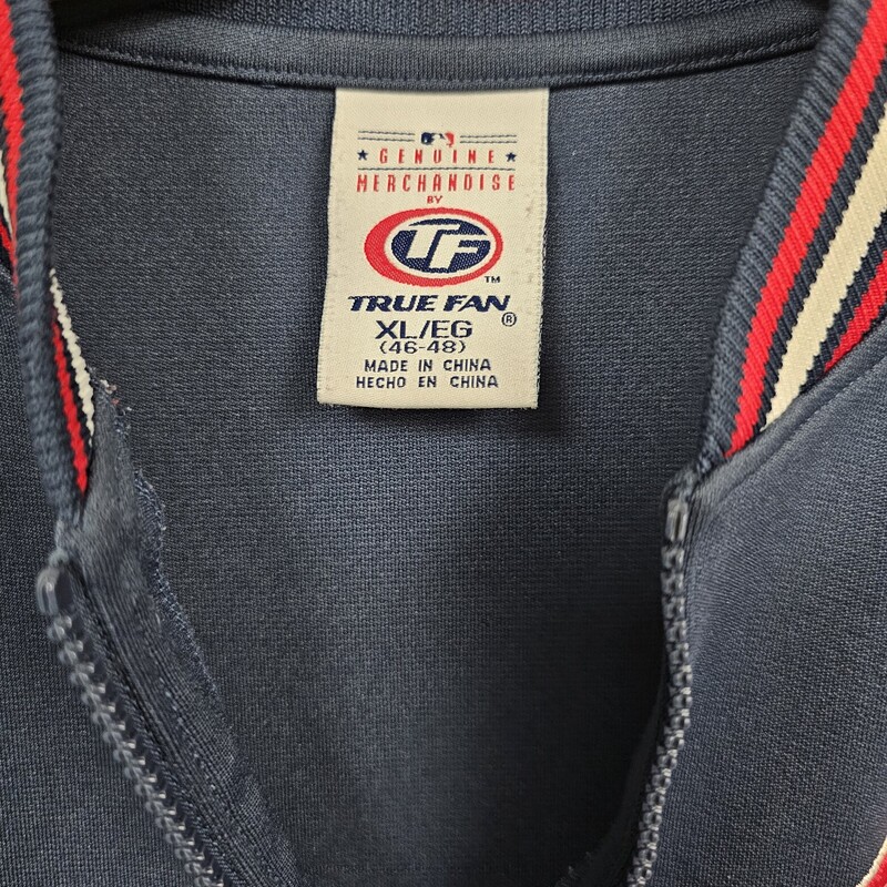 Boston Red Sox Warm Up Jersey, 1/4 Zip, Mens Size: XL, MLB Merchandise by True Fan, pre-owned, MSRP $59.99