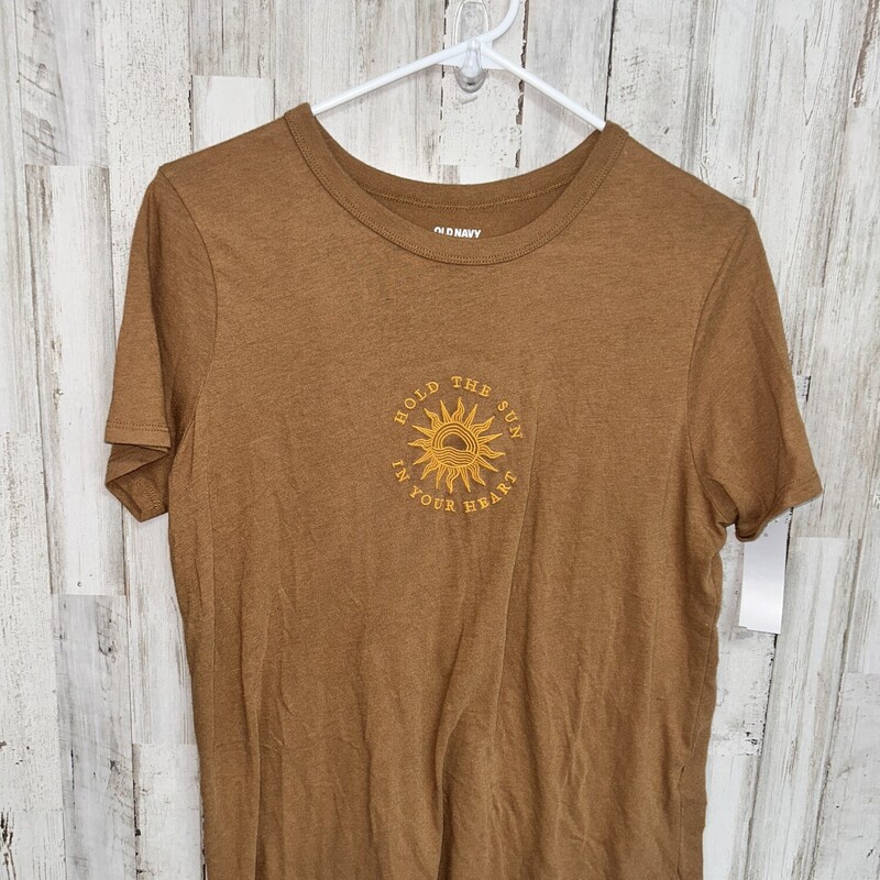 M Hold The Sun Tee, Brown, Size: Ladies M