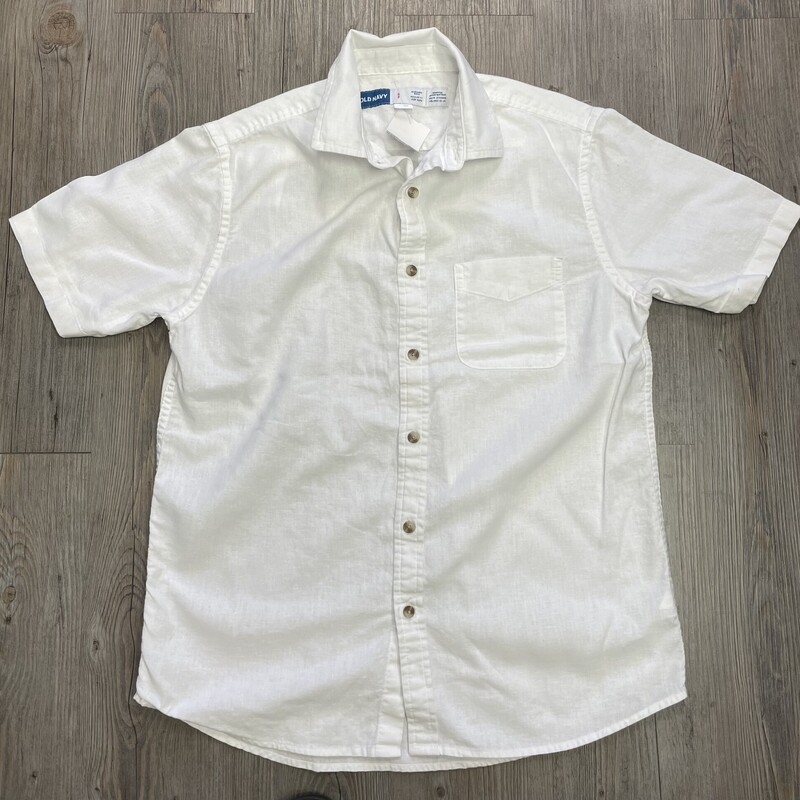 Old Navy Shirt Linen Blend , White, Size: 14Y+
Original size Small