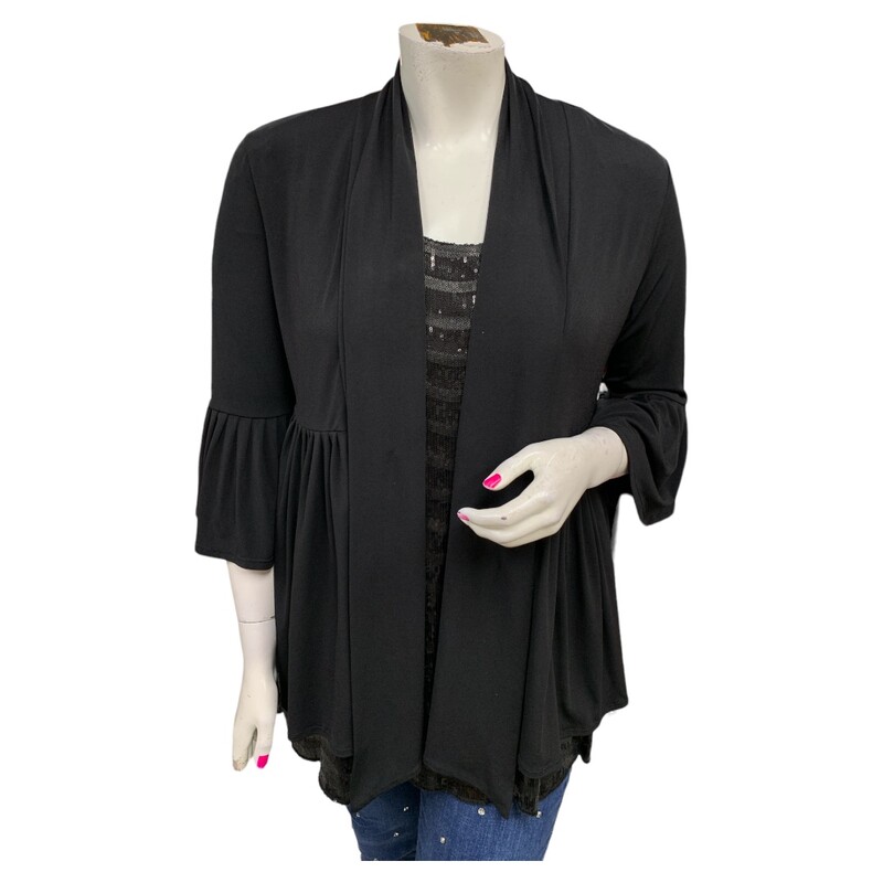 Carissa Cardigan, Black, Size: L