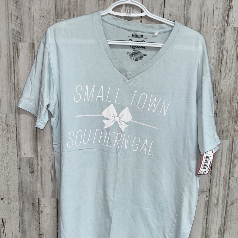 M Blue Small Town V-Neck