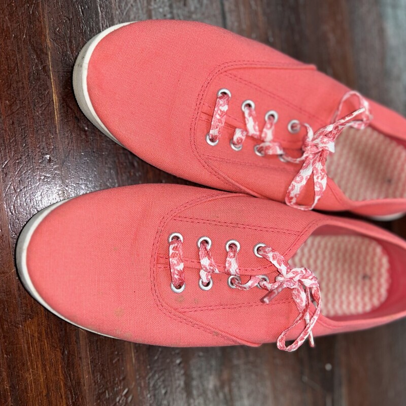 A9 Pink Lace Up Sneakers
