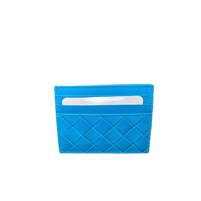 Bottega Venta Card Holder, Blue, Size: OS

Dimensions:
4W x 3H x 1/4D