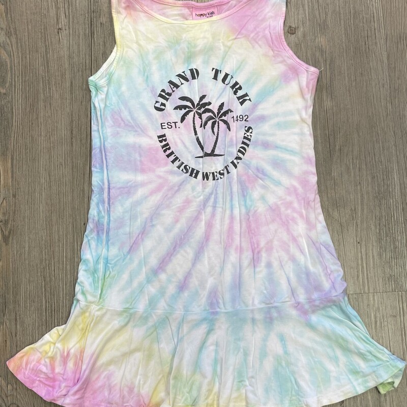 Happy Kids Dress, Tiedye, Size: 8Y