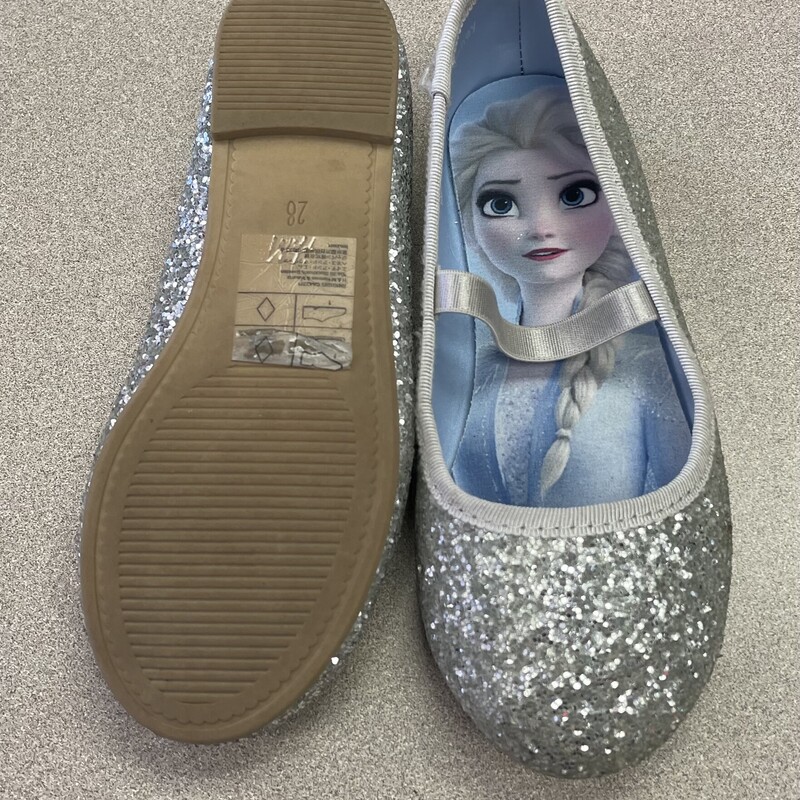 H&M Frozen Shoes, Silver, Size: 11Y