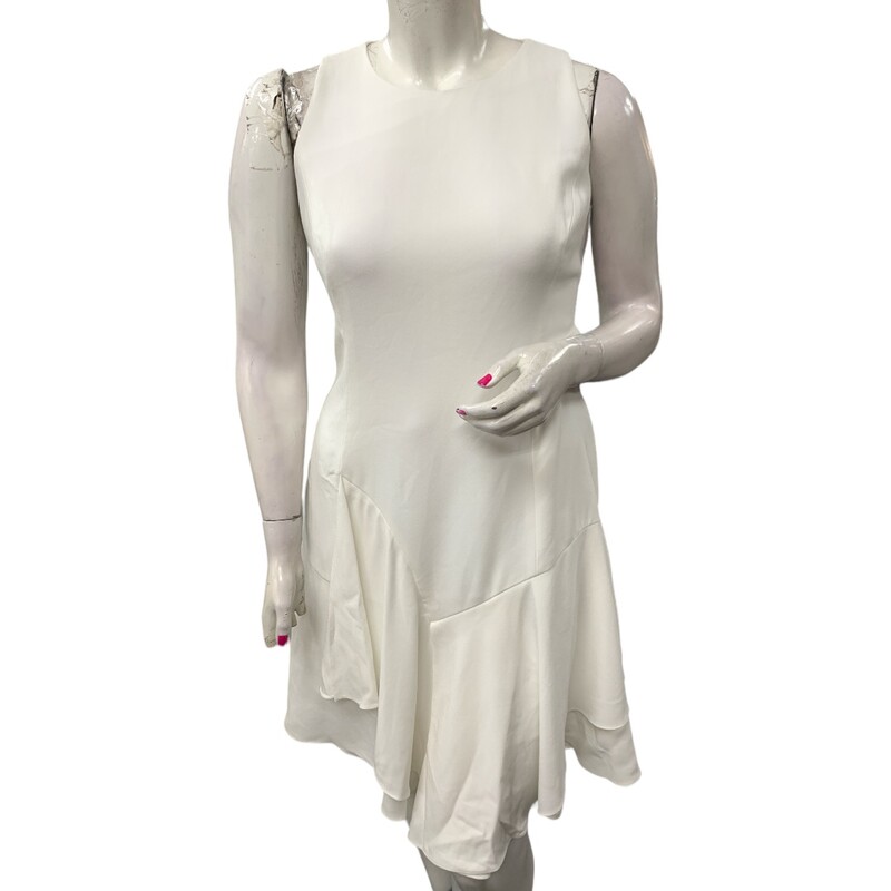 Ellie Tahari Dress S16, White, Size: XL