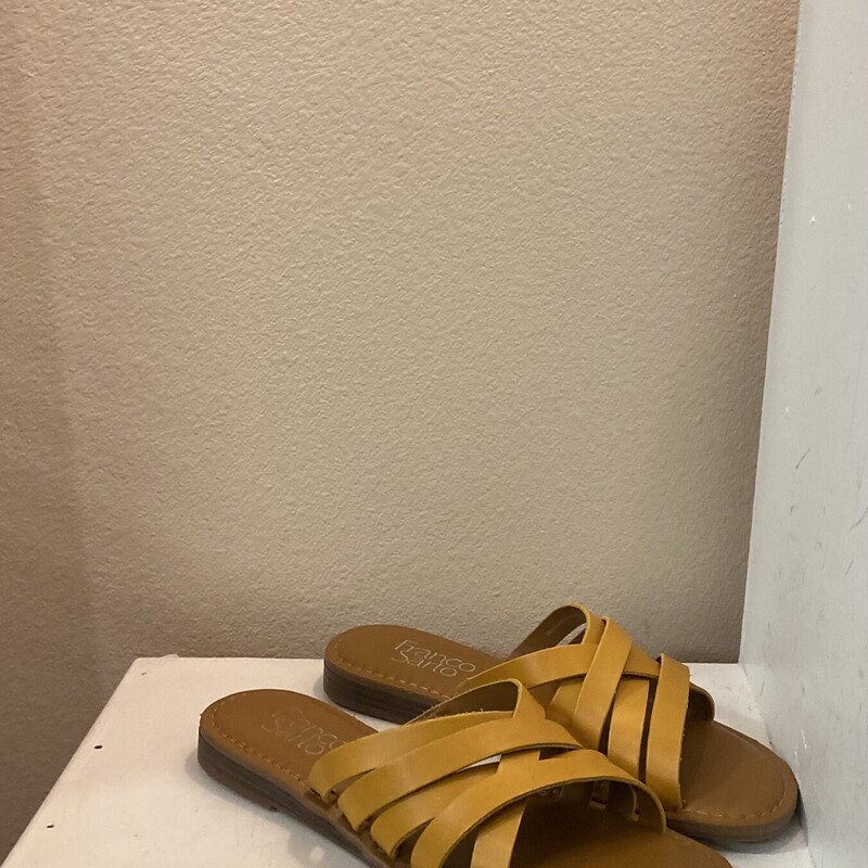 Yellow Crossover Sandal