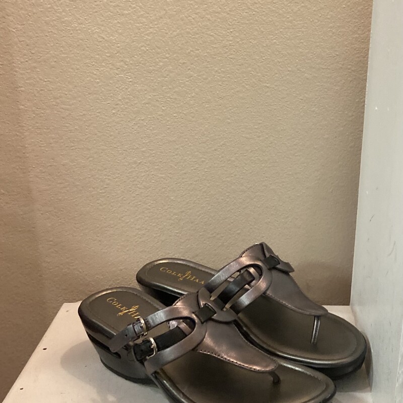 NEW GM Met Lther Sandal