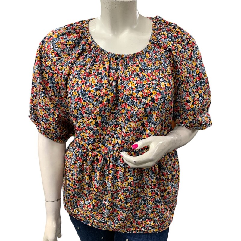 Old Navy Floral, Multi, Size: 2X