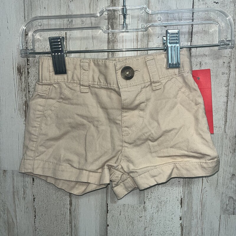 0/3M Khaki Shorts, Khaki, Size: Boy 0-9m