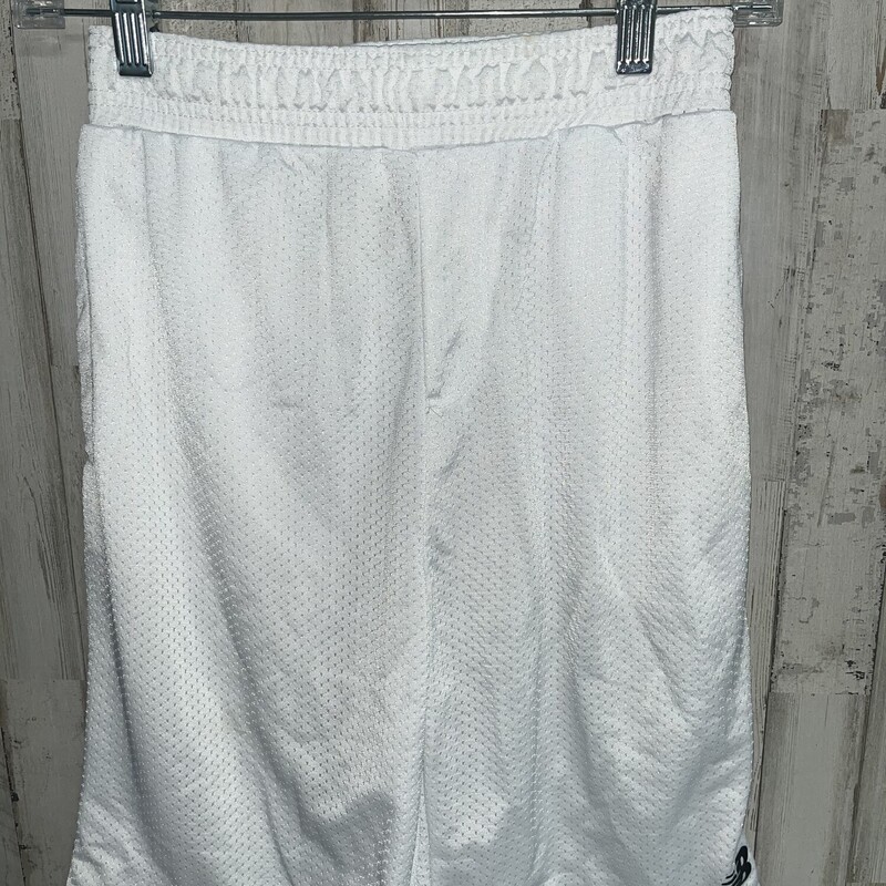 14/16 White Gym Shorts
