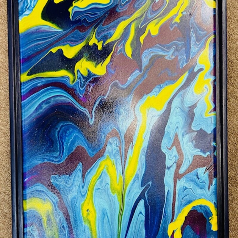 Mother Natures Wrath
Blue Yellow Purple
Size: 15.5x19.5H