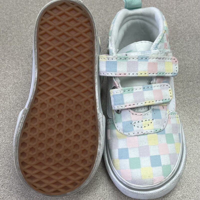 Vans Velcro Shoes, Multi, Size: 6T