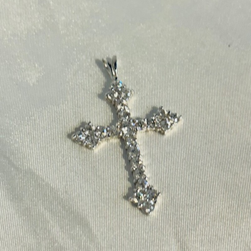 925 CZ Cross Pendant