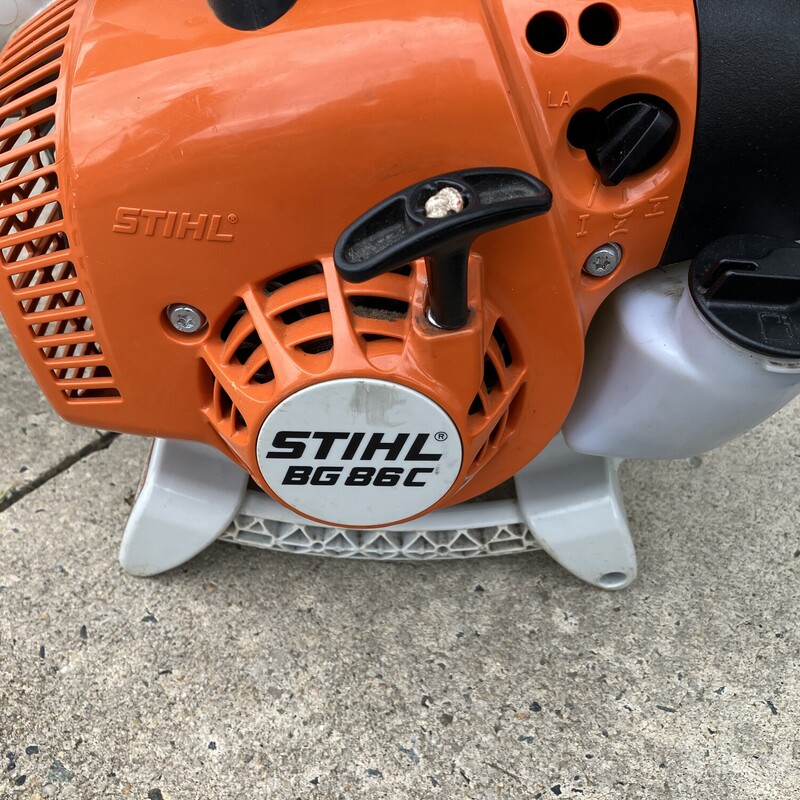 Blower, STIHL, BG86C<br />
<br />
Like New Condition<br />
Manual Included