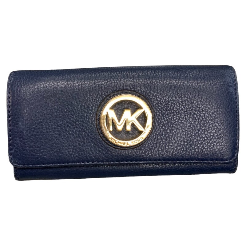 Michael Kors Wallet, Navy, Size: None