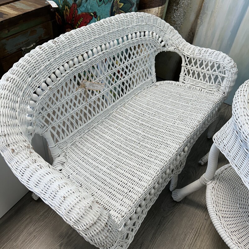 Childs Wicker Couch