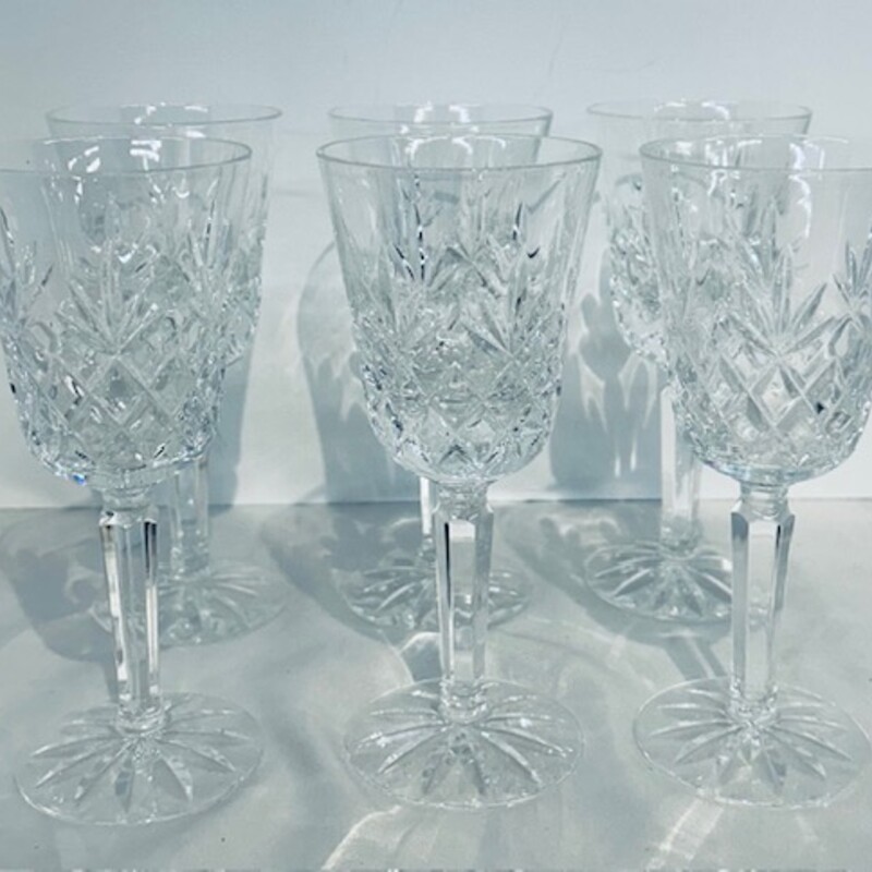 Set of 6 Lenox Charleston Wine Glasses
Clear Size: 3 x 6.5H