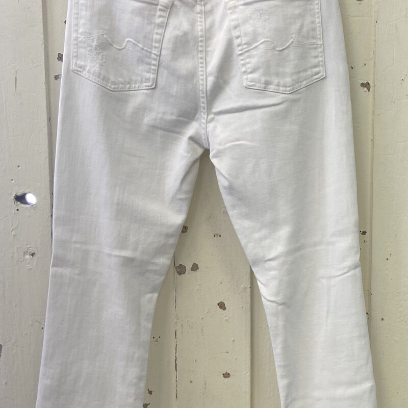 Wht Den Dstrss Jeans<br />
White<br />
Size: 8 R $113