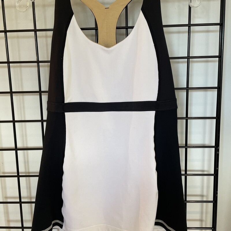 Lululemon Tank, Blk/Whi, Size: L