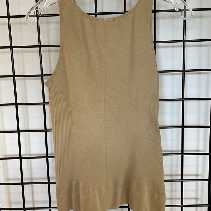 Tank, Nude, Size: 3-4X<br />
Zipper